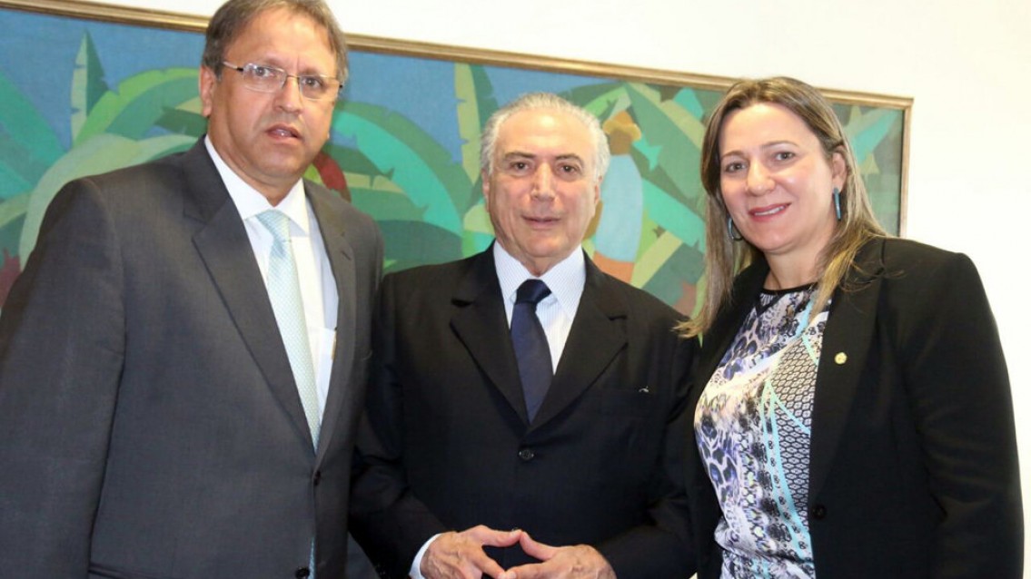 Presidente Temer vai ao Tocantins para encontrar com Miranda