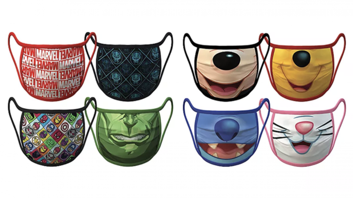 Disney lança linha de máscaras para adultos e crianças